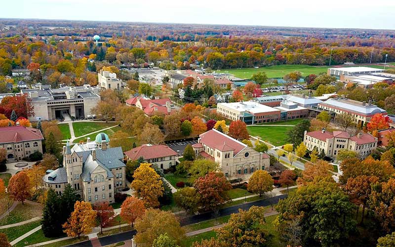 Oberlin College campus, Ohio